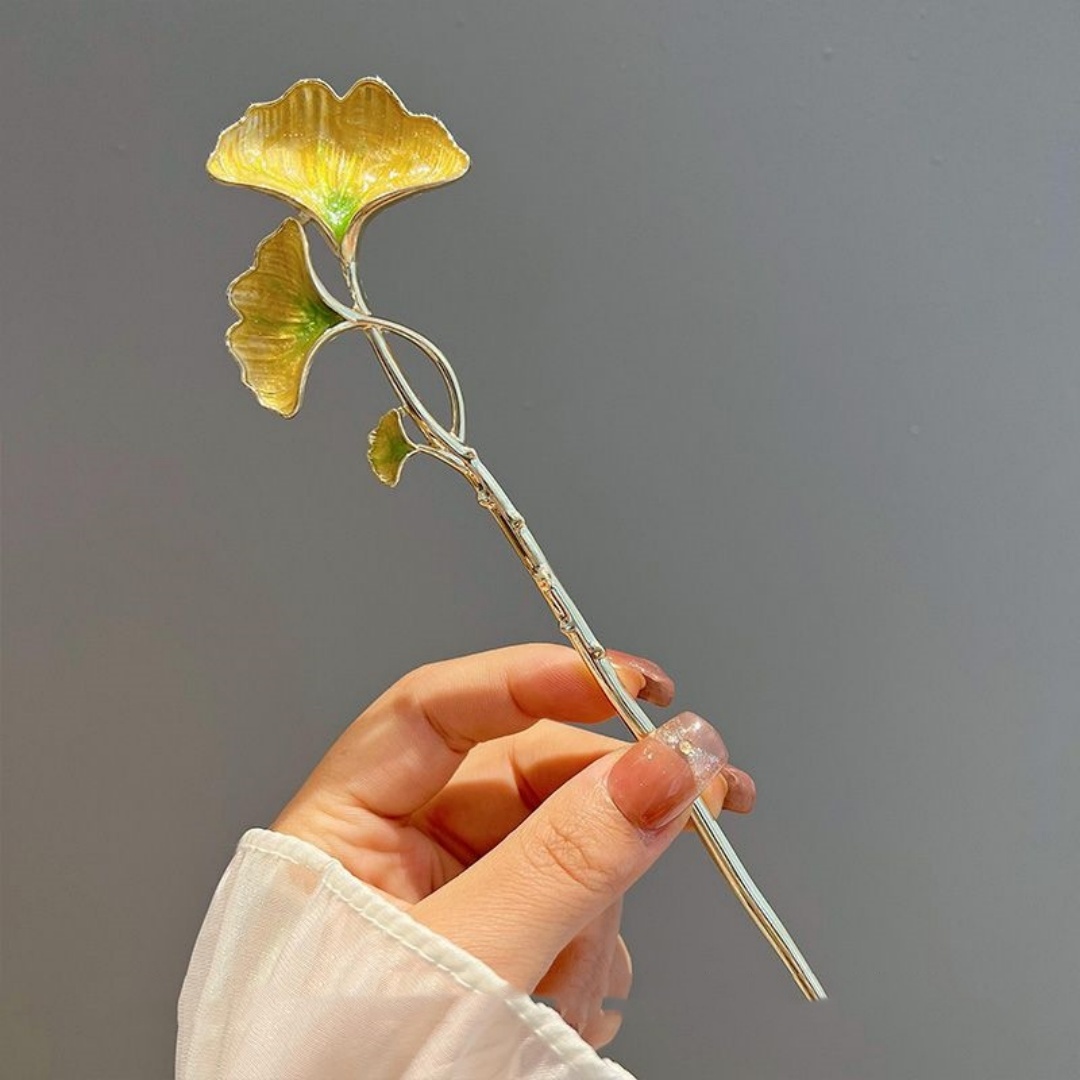 Hanbok Hair Pin - Kadınlar için Yeni Çin Tarzı Ginkgo