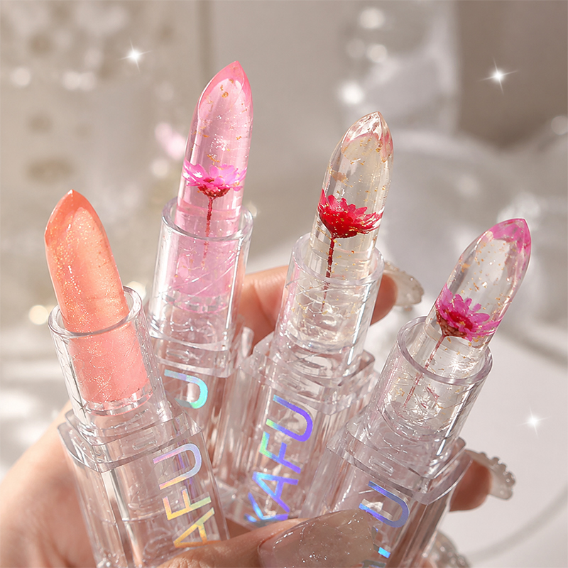 Lip Tint Korean - 4 adet Sıcaklıkla Renk Değiştiren Simli