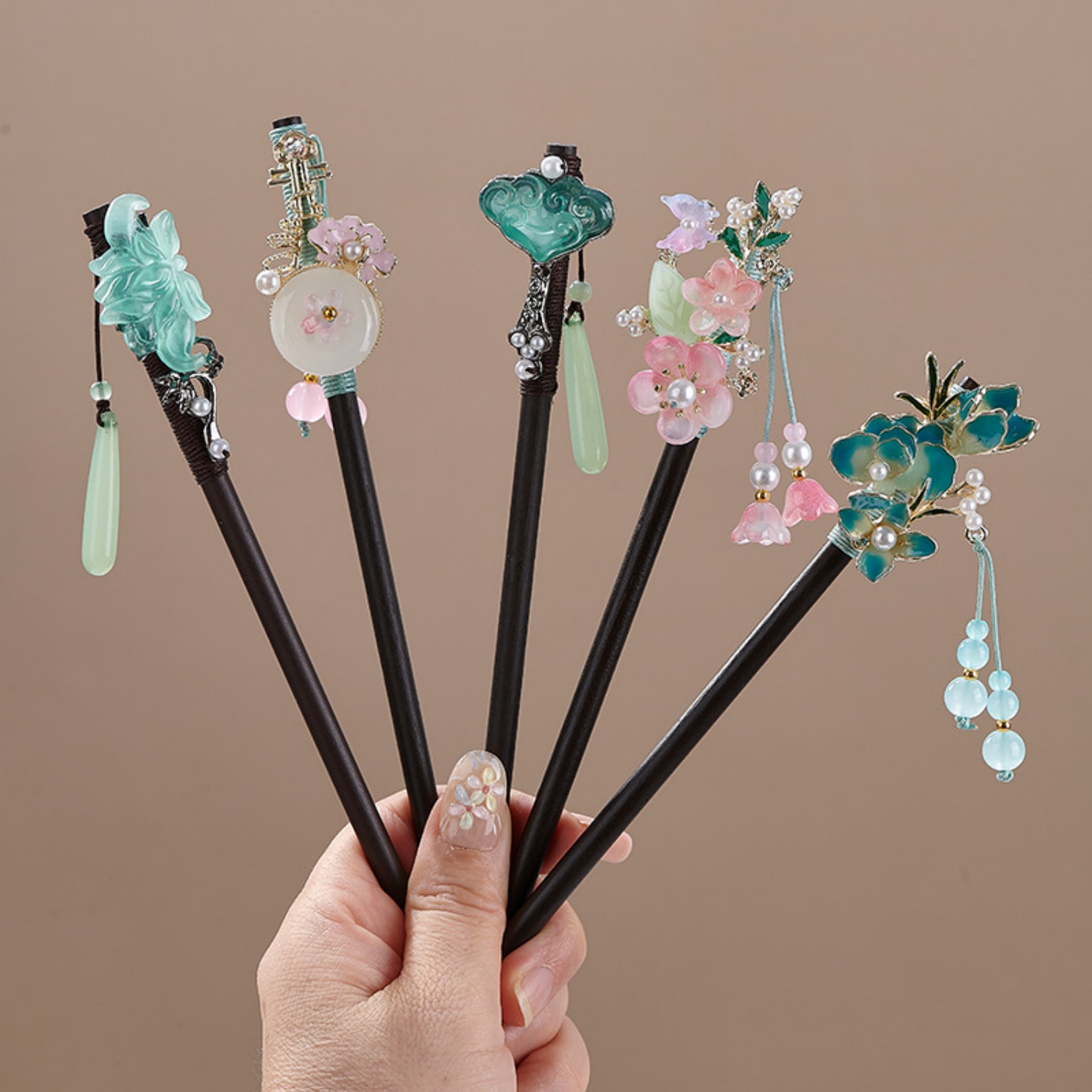 Vintage çiçek saç tokası kadın - Hanbok Hair Pin incelemesi ve fiyatı