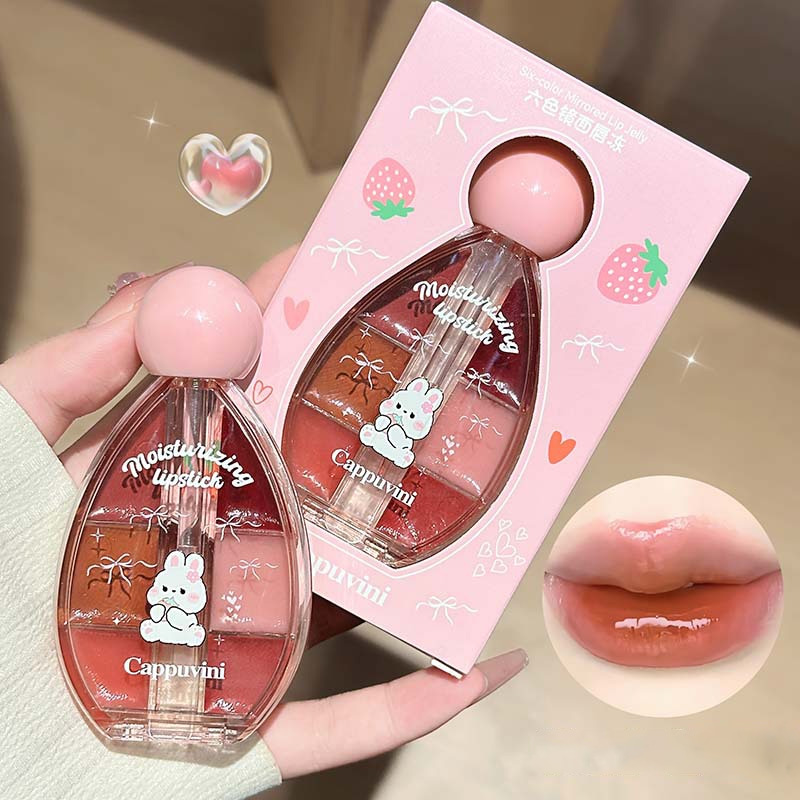 6 Renkli Ayna Dudak Parlatıcıs - Lip Tint Korean incelemesi ve fiyatı